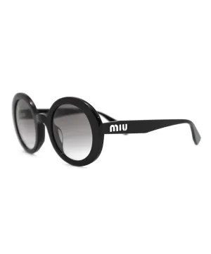 Miu Miu Round Sunglasses SMU06USA 1AB0A7 48