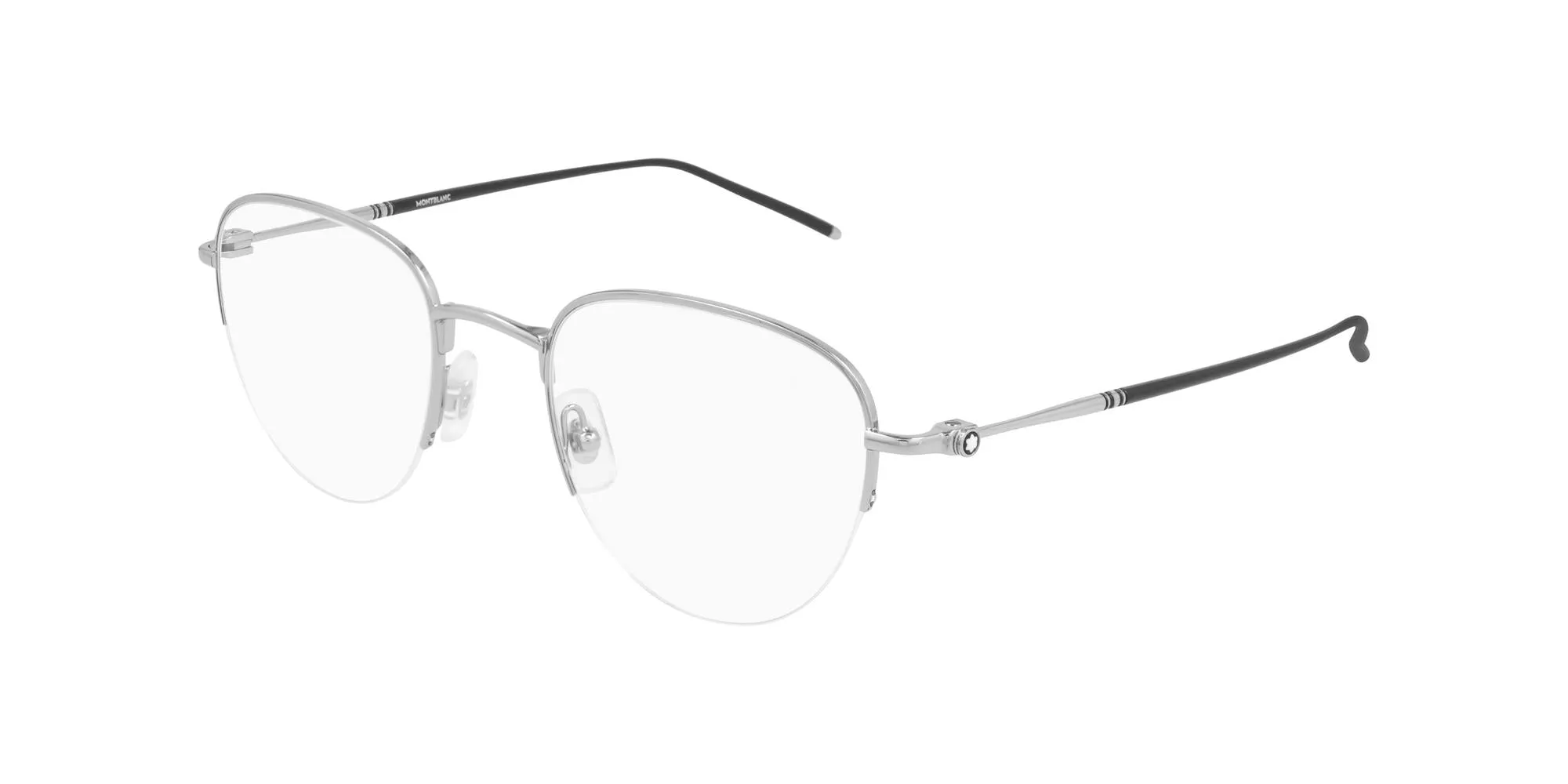 Montblanc Men's 52mm Silver Transparent Opticals MB0129O-003-52