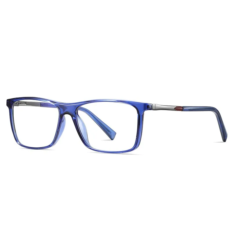 Oveliness Unisex Full Rim Square Tr 90 Titanium Eyeglasses 2085