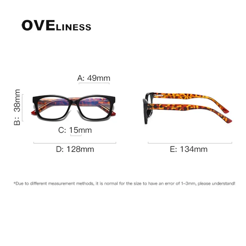 Oveliness Youth Unisex Full Rim Square Tr 90 Titanium Eyeglasses 20208