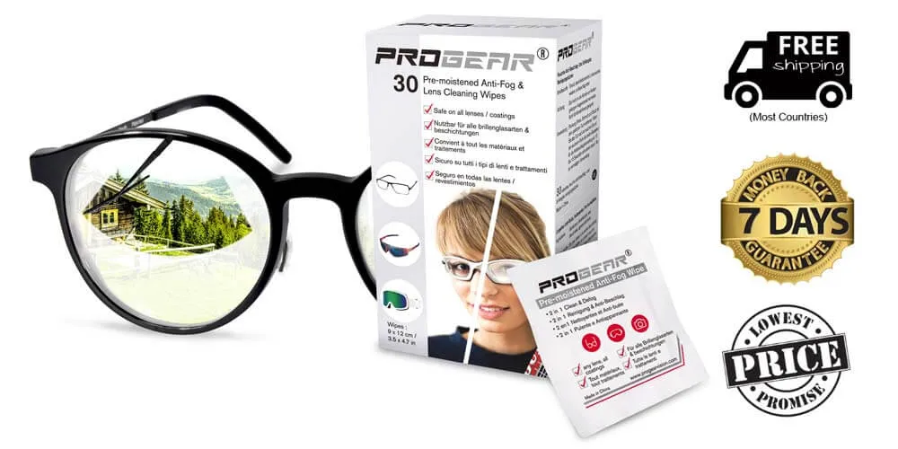 PROGEAR® Anti-Fog for Glasses - WIPES