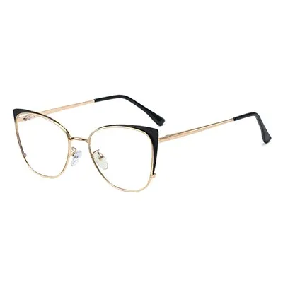 Ralferty Women's Full Rim Square Cat Eye Alloy Eyeglasses F95797