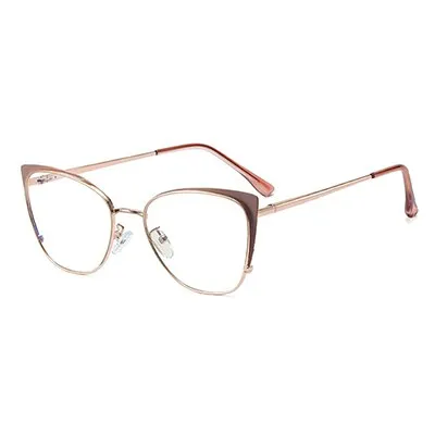 Ralferty Women's Full Rim Square Cat Eye Alloy Eyeglasses F95797