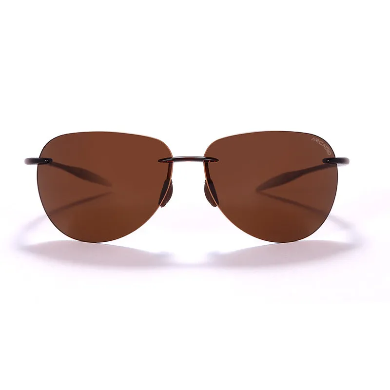 Rimless Pilot Nylon Sunglasses AR-TR164