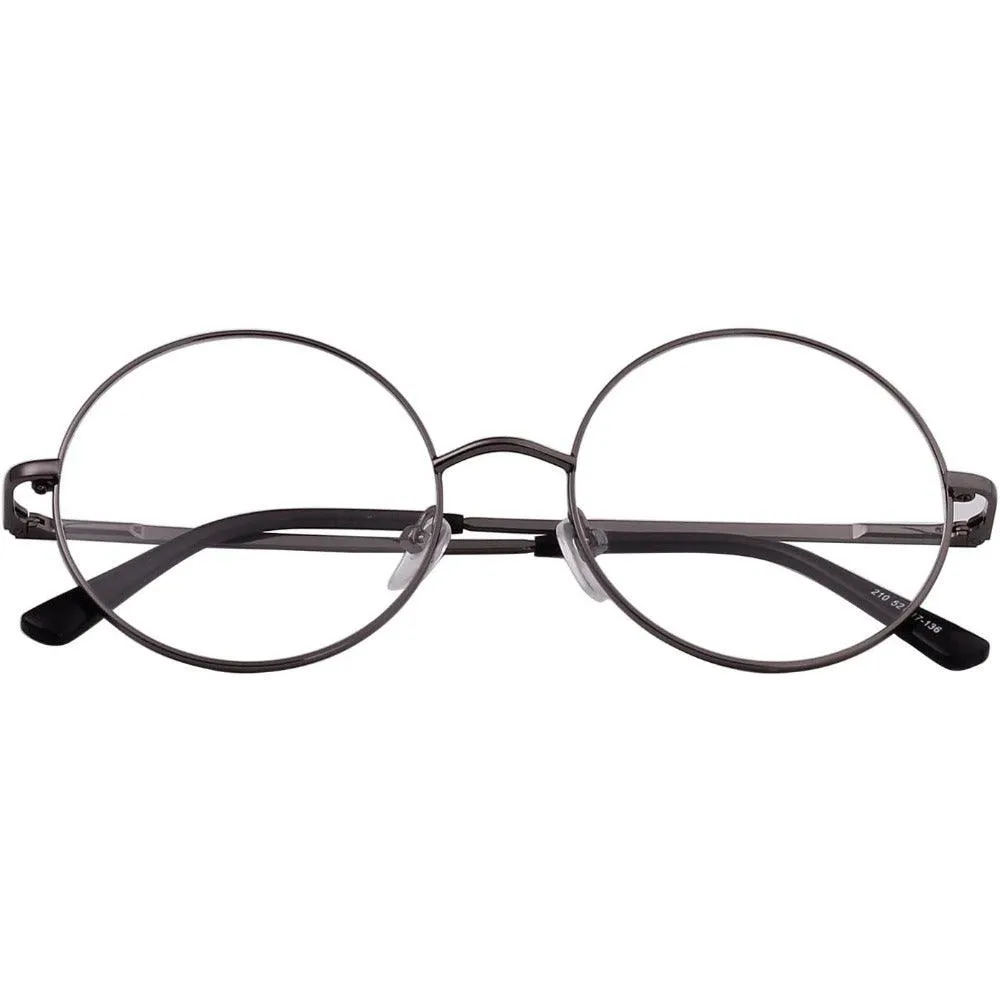 Round Metal Eyeglasses with Spring Hinge - Model A20876