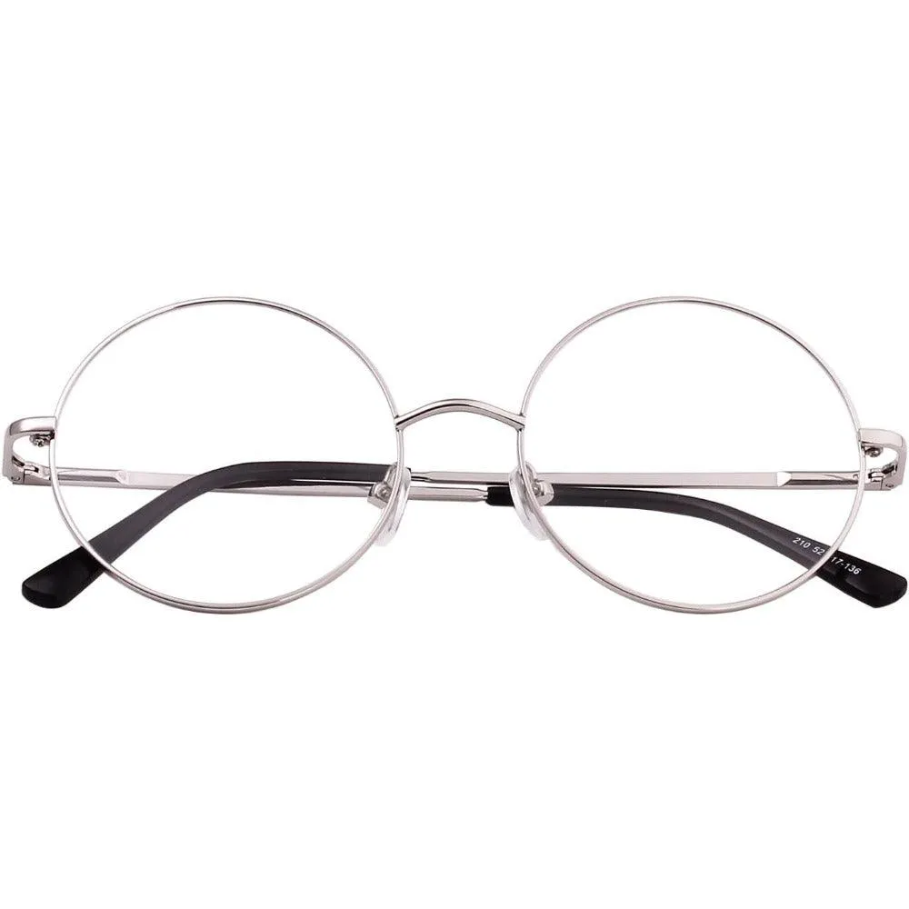 Round Metal Eyeglasses with Spring Hinge - Model A20876