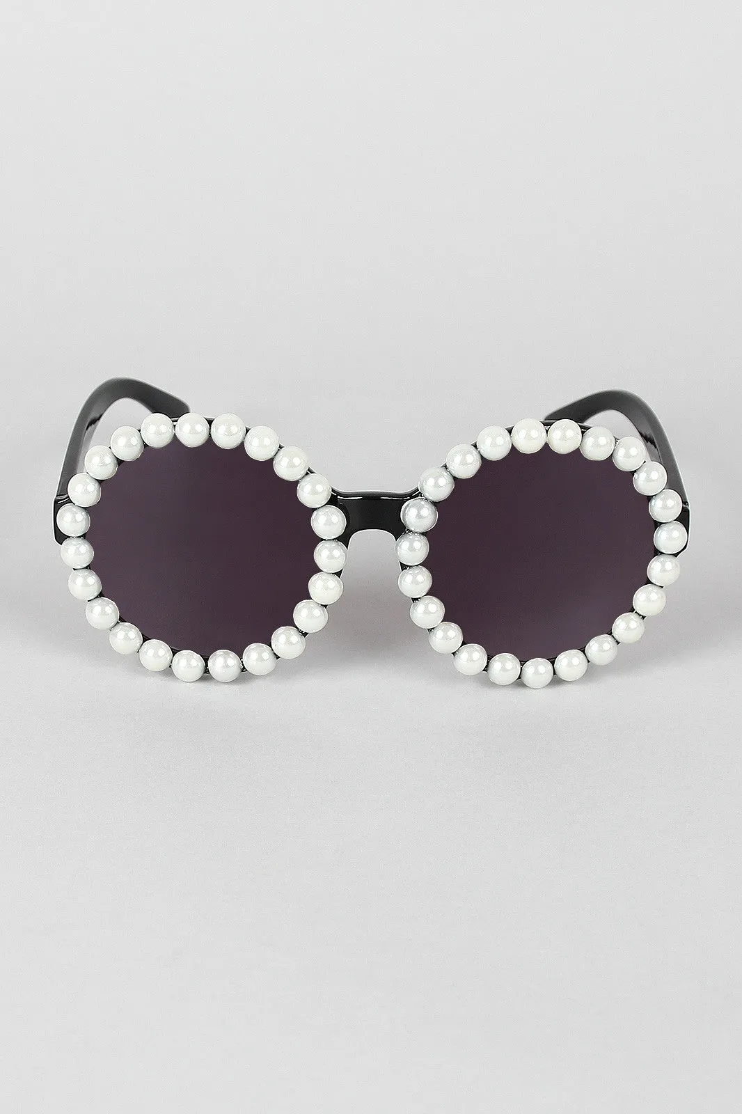 Round Pearl Sunglasses