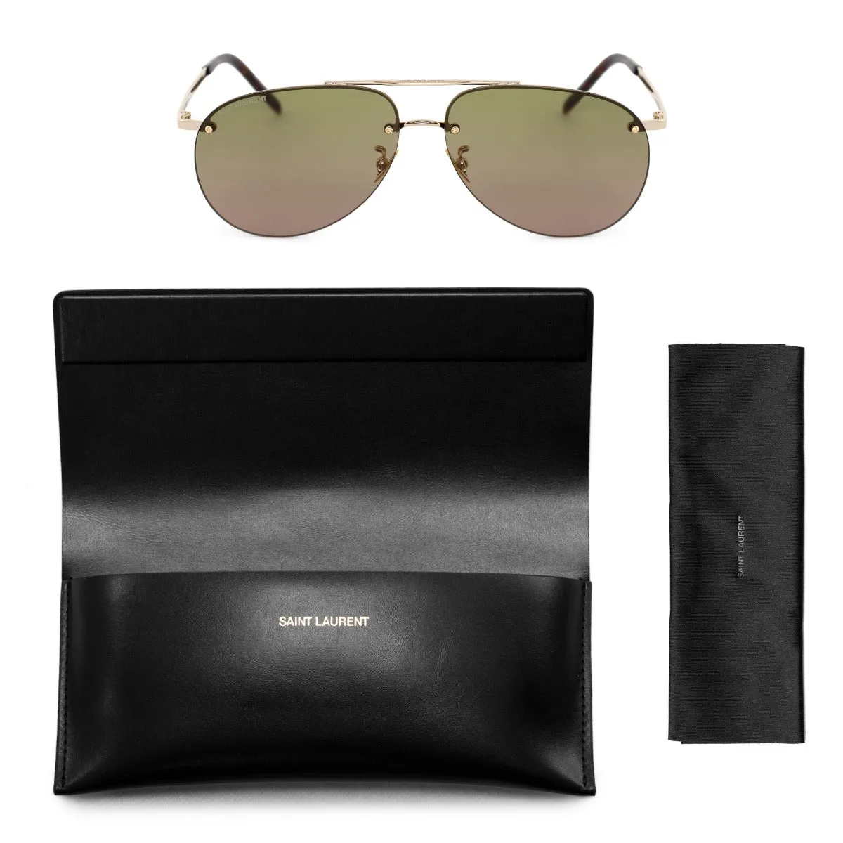 Saint Laurent Aviator Sunglasses SL416 004 60