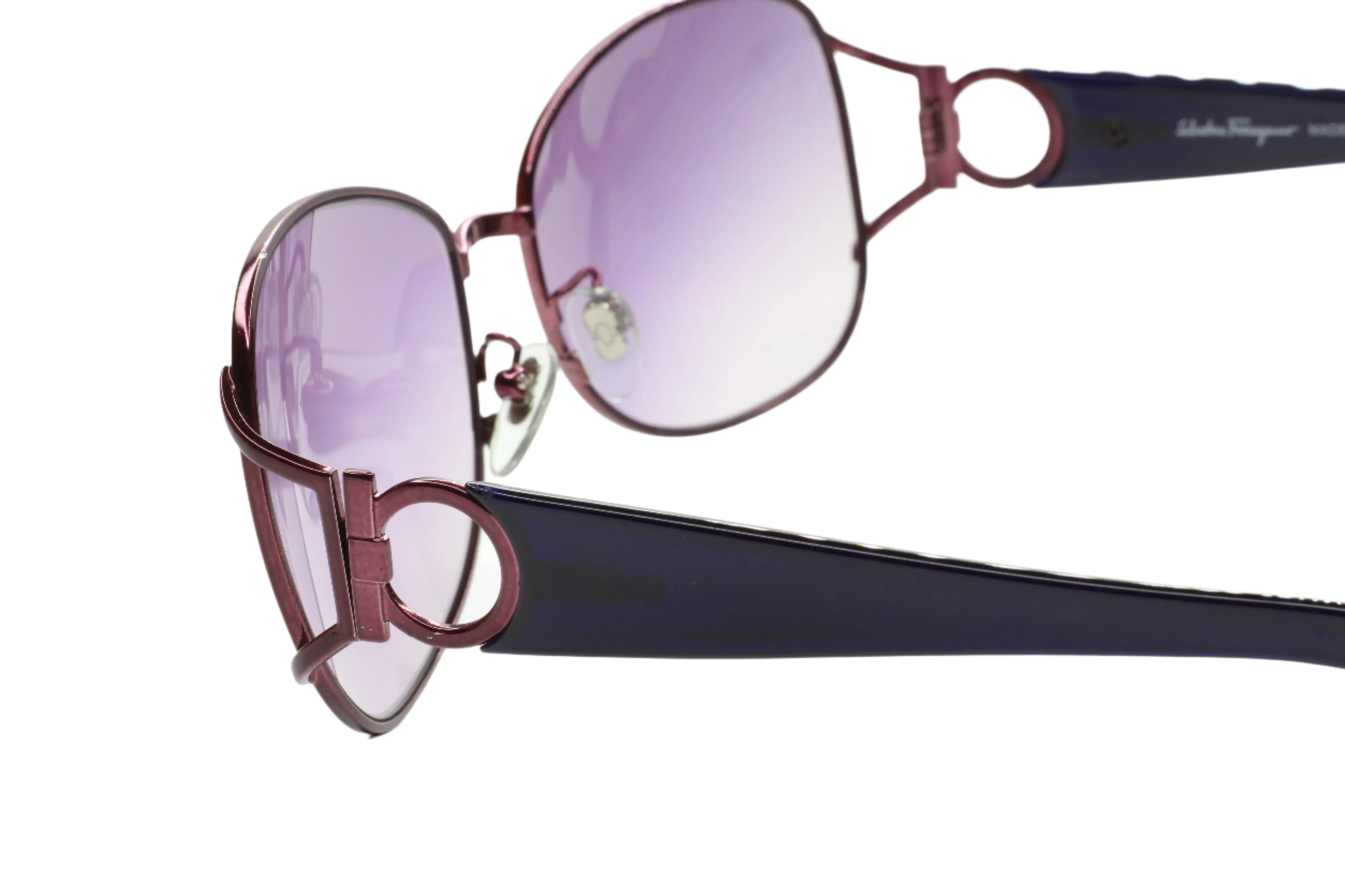 Salvatore Ferragamo SF1188 861/8H Purple Metal Gradient Butterfly Sunglasses