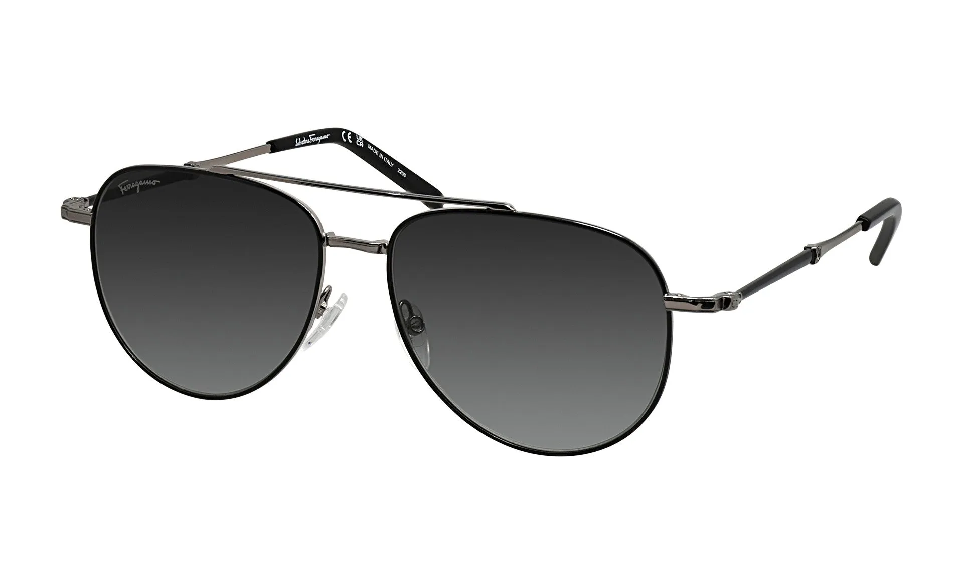 Salvatore Ferragamo Unisex Ruthenium Sunglasses SF_226S_086_58mm