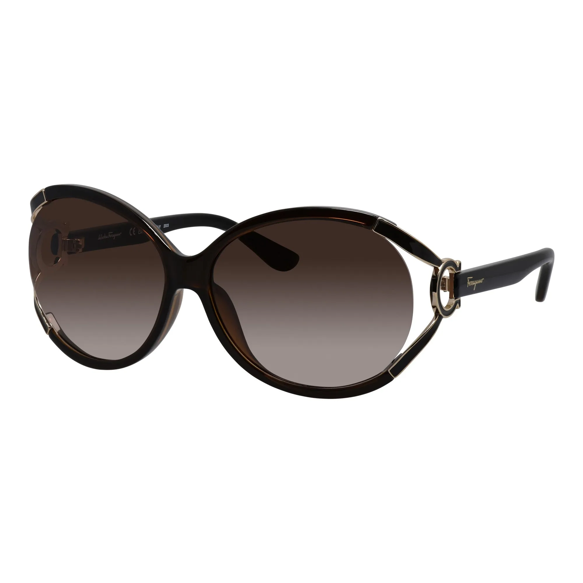 Salvatore Ferragamo Women Brown Sunglasses SF_600S_220_61mm