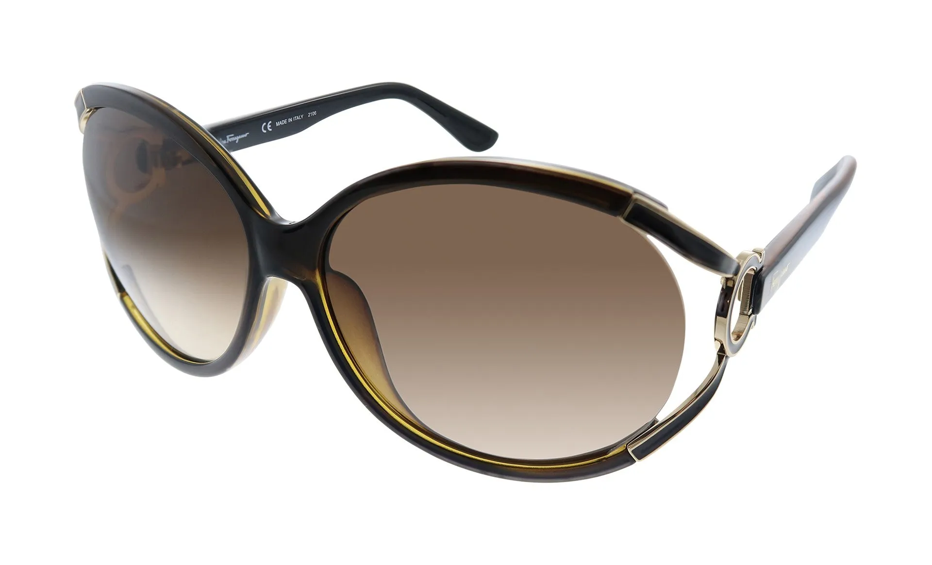 Salvatore Ferragamo Women Brown Sunglasses SF_600S_220_61mm