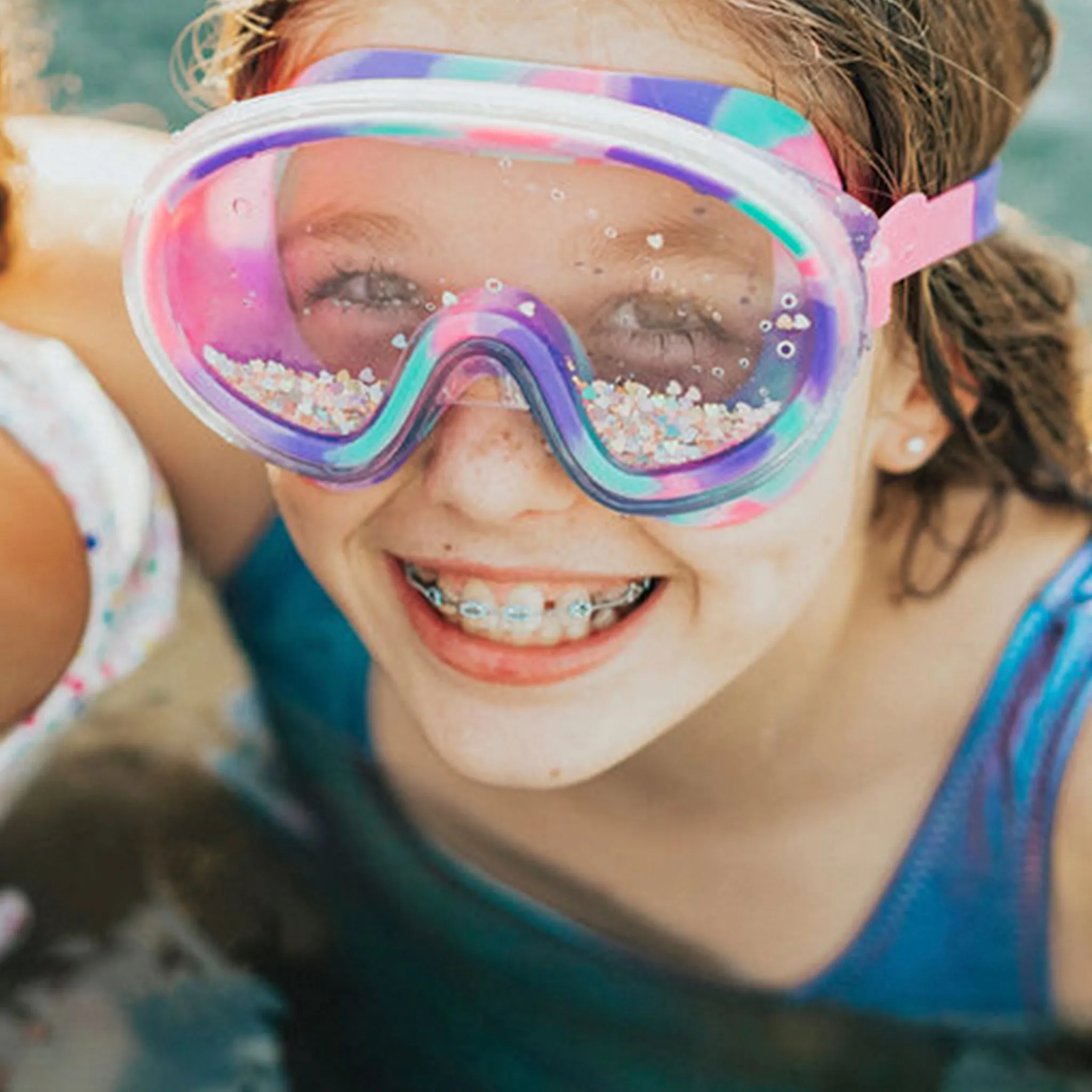 Sandy Toes Purple Kids' Swim Mask