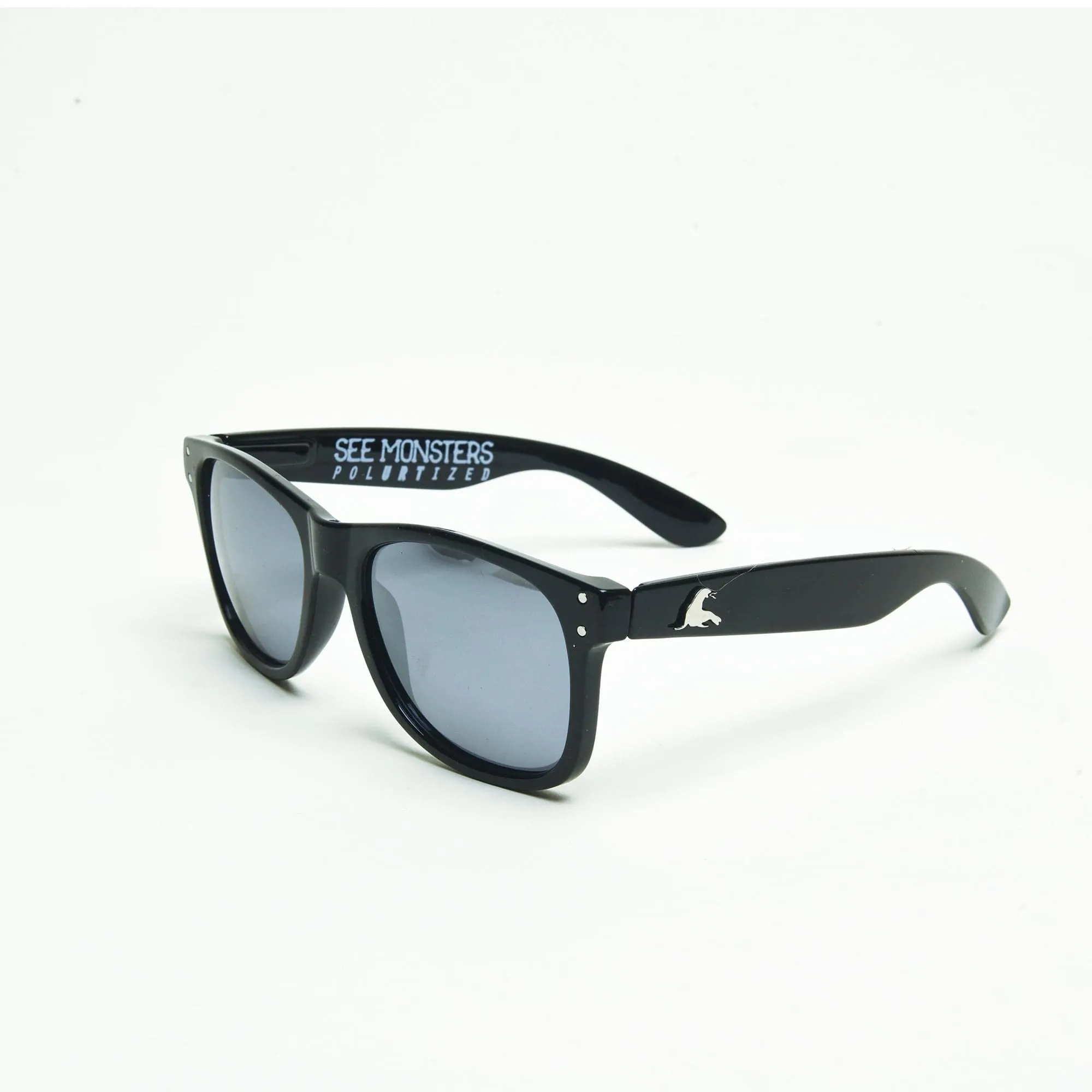 See Monster Polarized Shades // Metallic Black