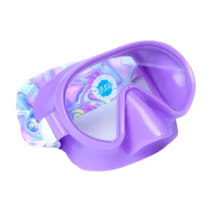 Splash Swim Goggles Pastel Swirl Swim Mask