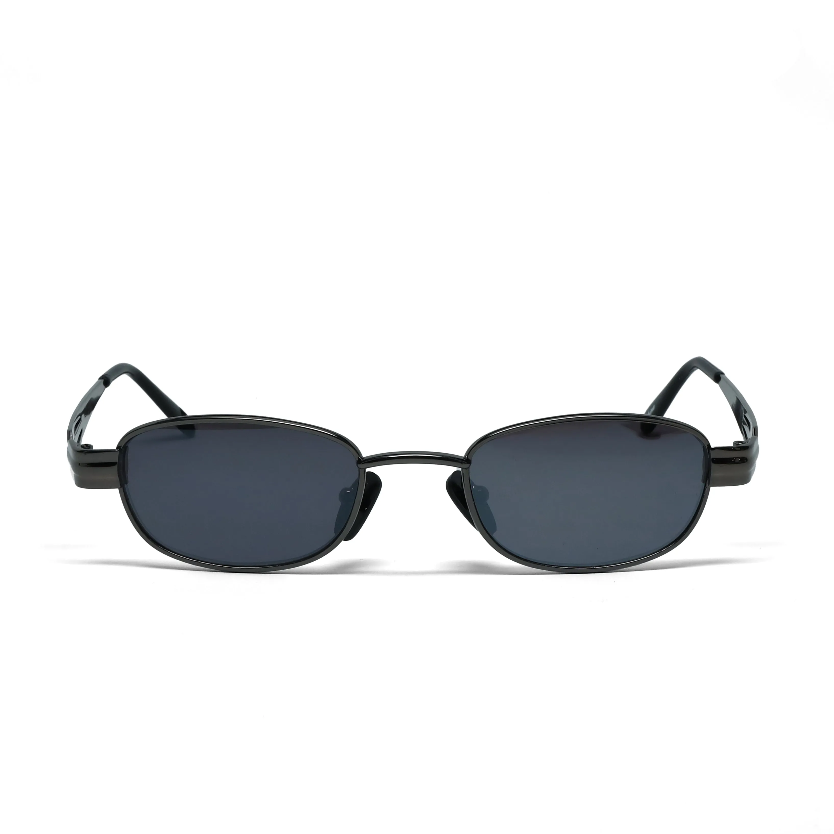 //Style 1123// 90s Deadstock Rectangle Sunglasses - Grey