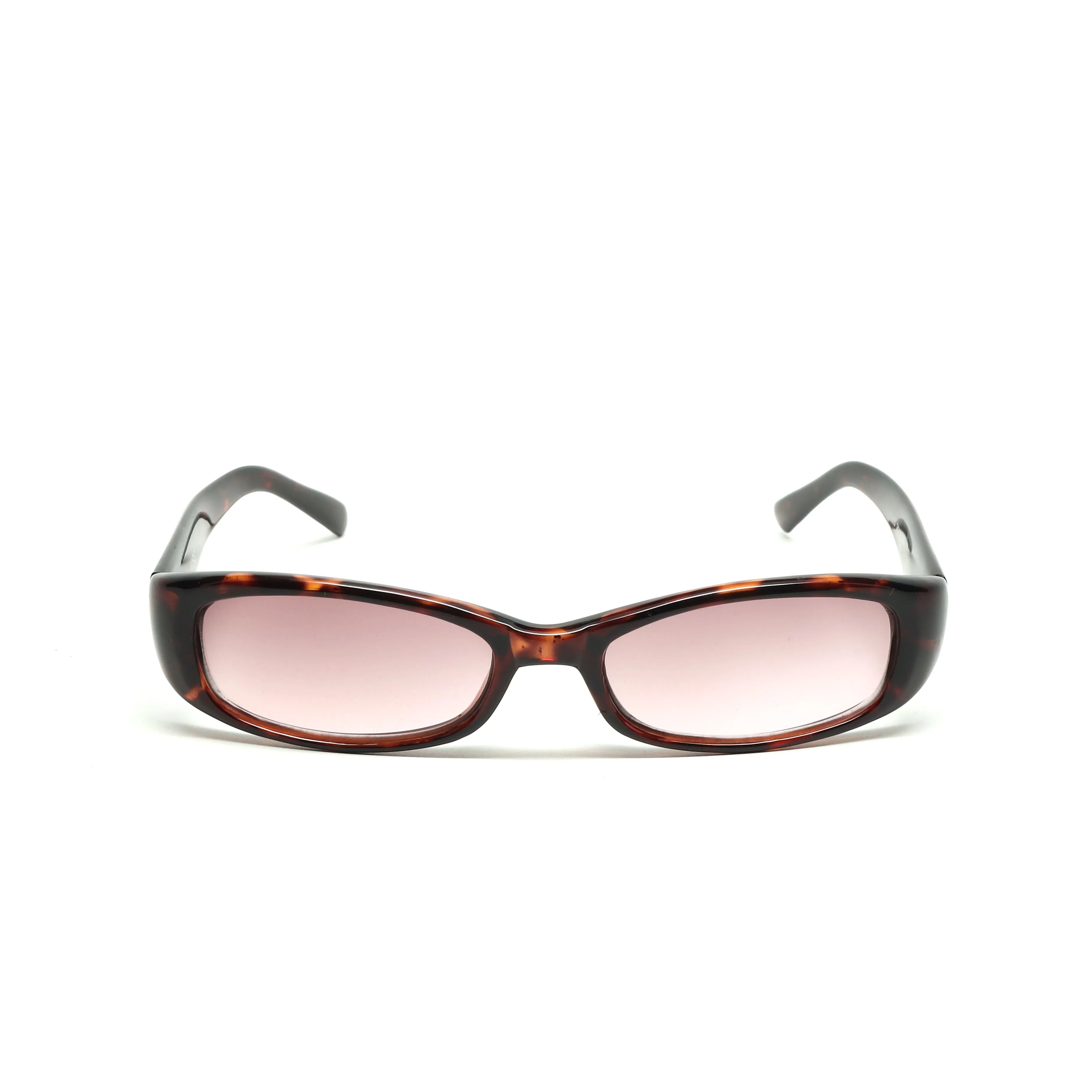 //Style 62// Vintage 90s Rectangle Frame Sunglasses - Tortoise/Pink