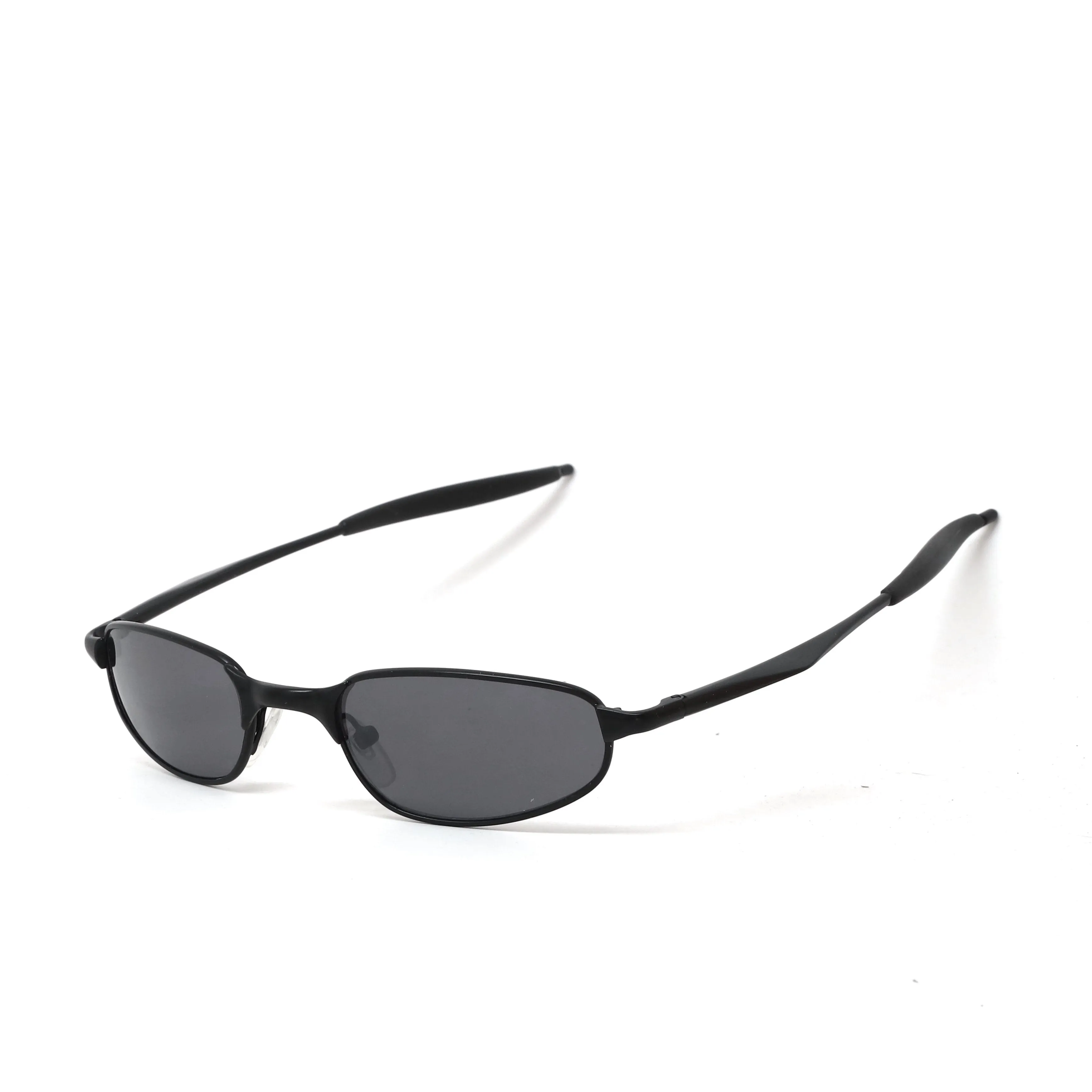 //Style 841// Vintage Small Size 90s Matrix Style Sunglasses - Black