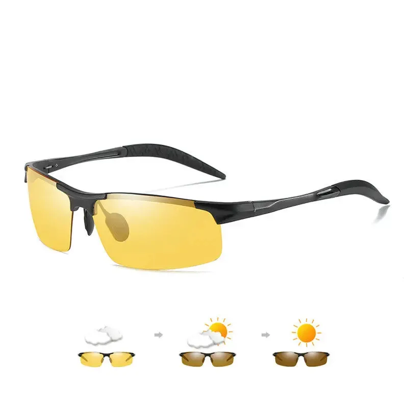 SunRay™ Day-Night Photochromic Polarized Driving Sunglasses - NH1