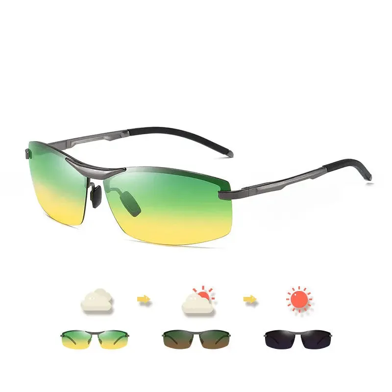 SunRay™ Day-Night Photochromic Polarized Driving Sunglasses - NH2