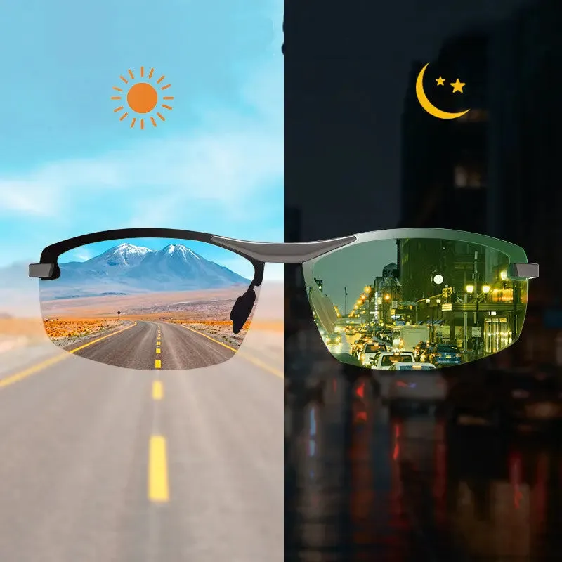 SunRay™ Day-Night Photochromic Polarized Driving Sunglasses - NH2