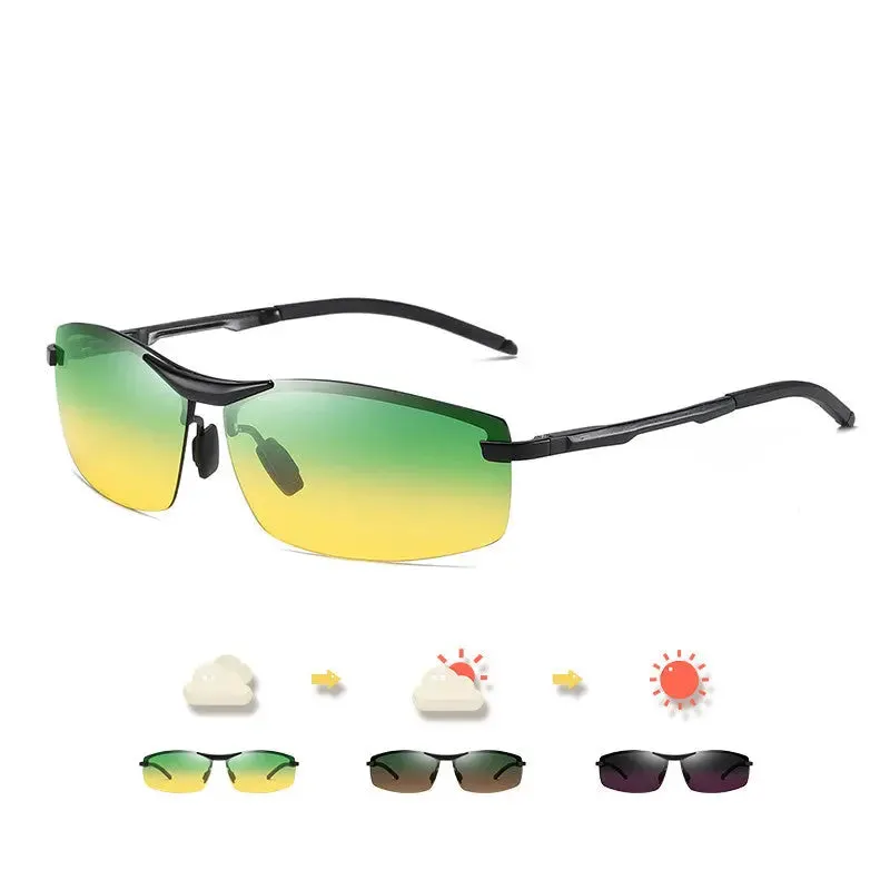 SunRay™ Day-Night Photochromic Polarized Driving Sunglasses - NH2