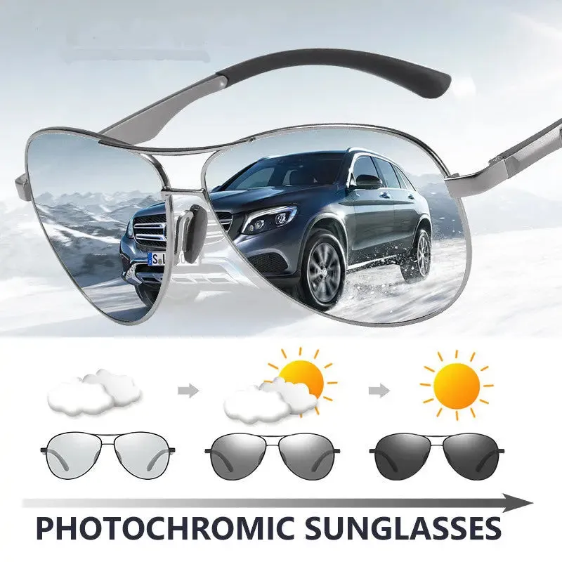 SunRay™ Photochromic Polarized Driving Sunglasses - R1