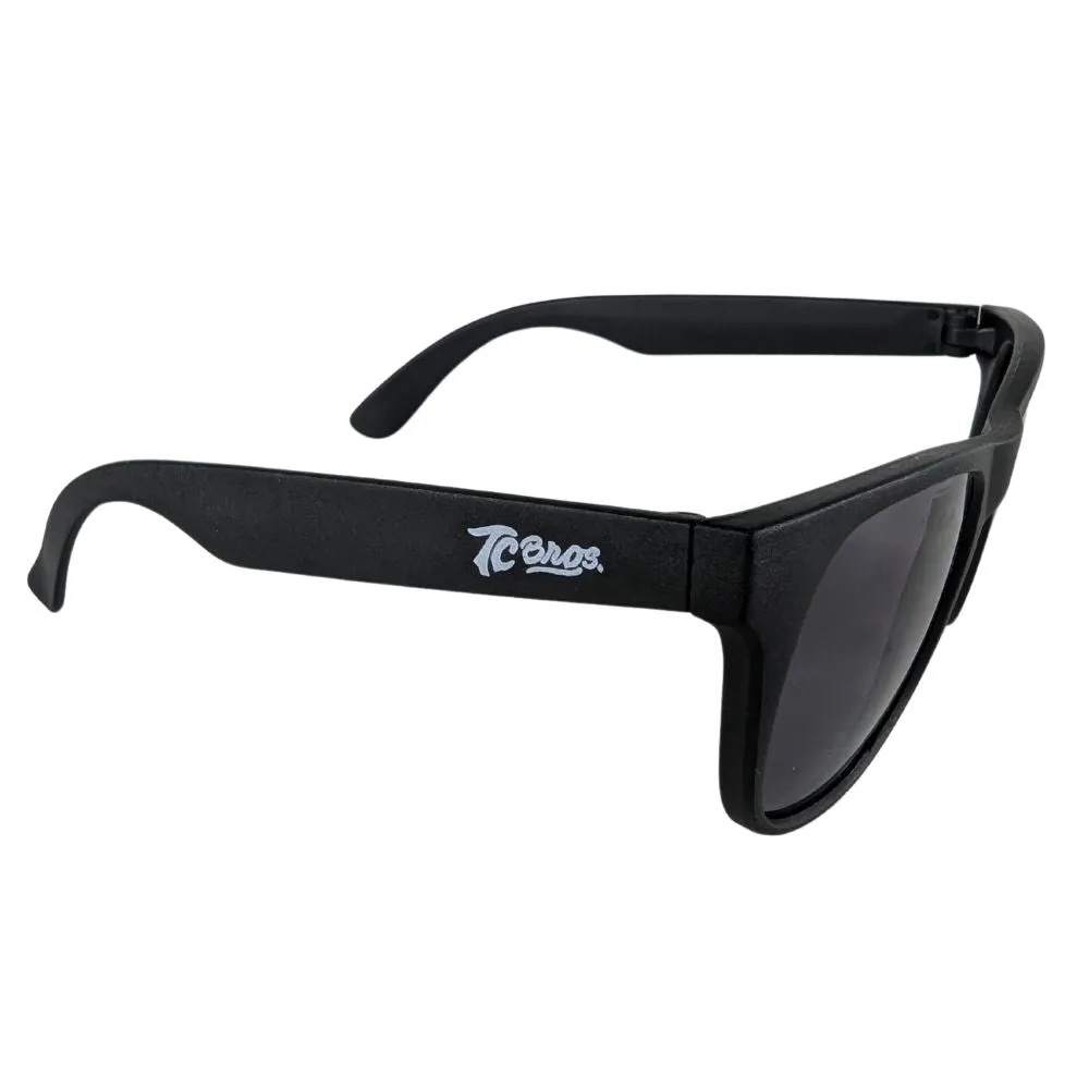 TC Bros. Sunglasses -Black/Smoke Lens