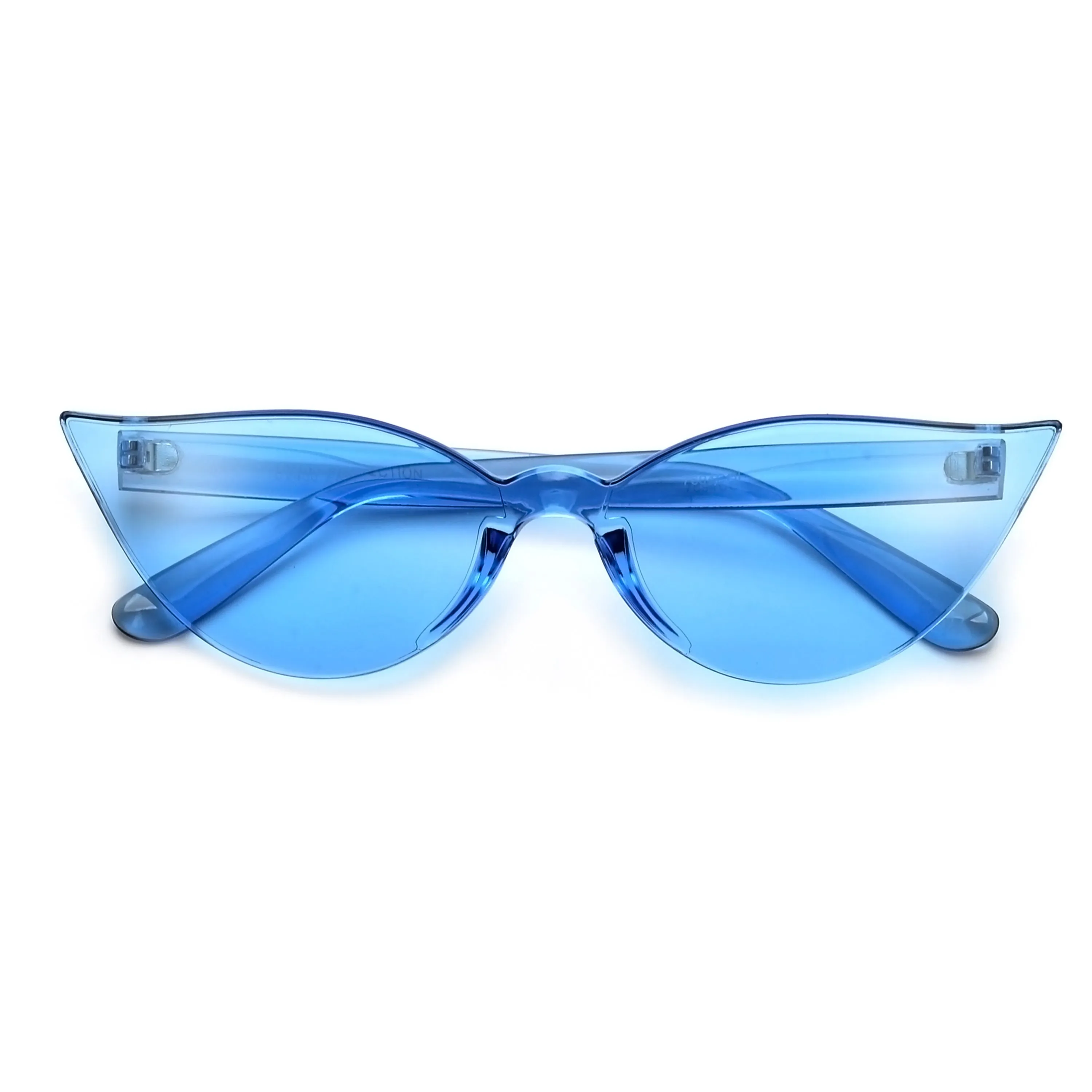 THICK BLOCKY RETRO CAT EYE SUNGLASSES