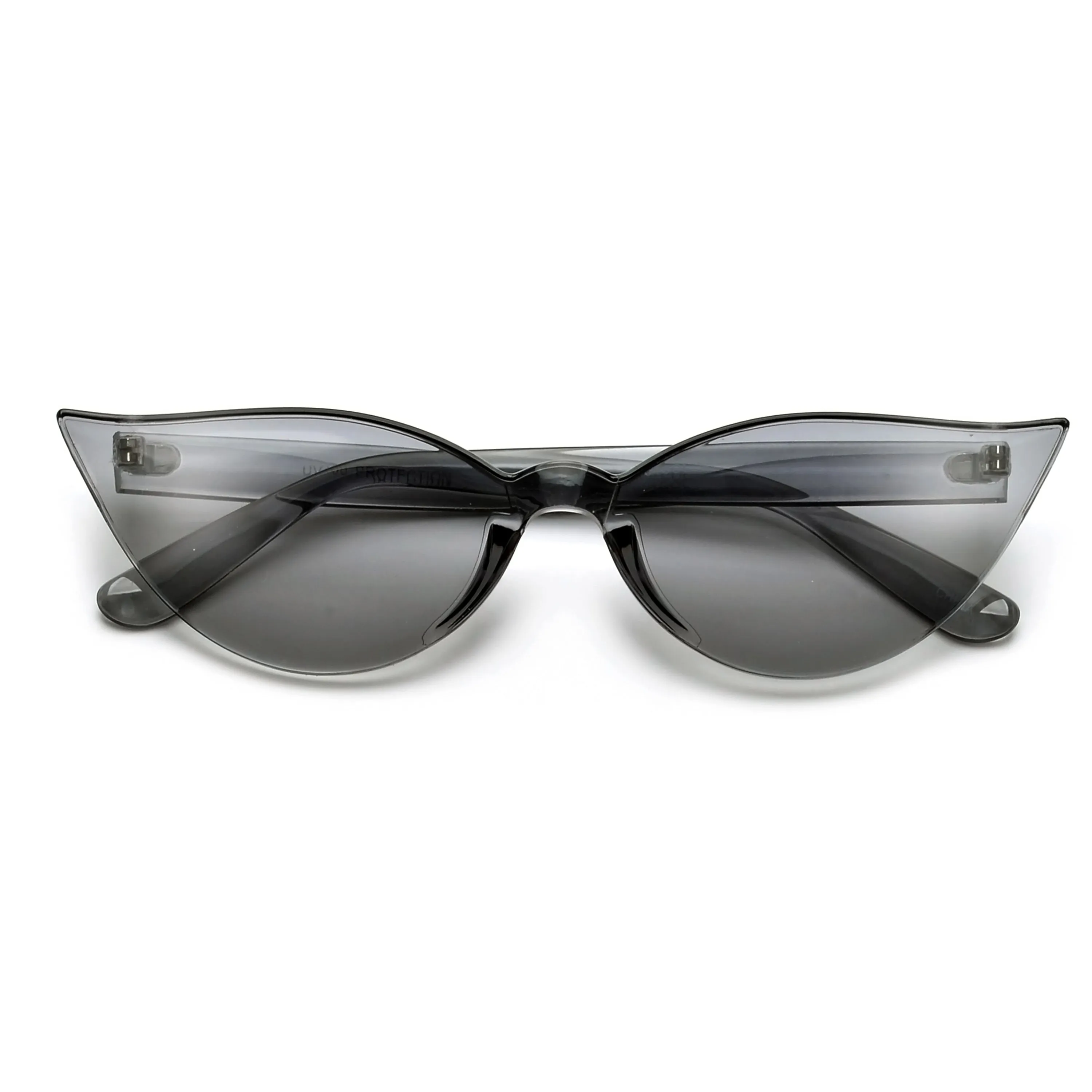 THICK BLOCKY RETRO CAT EYE SUNGLASSES