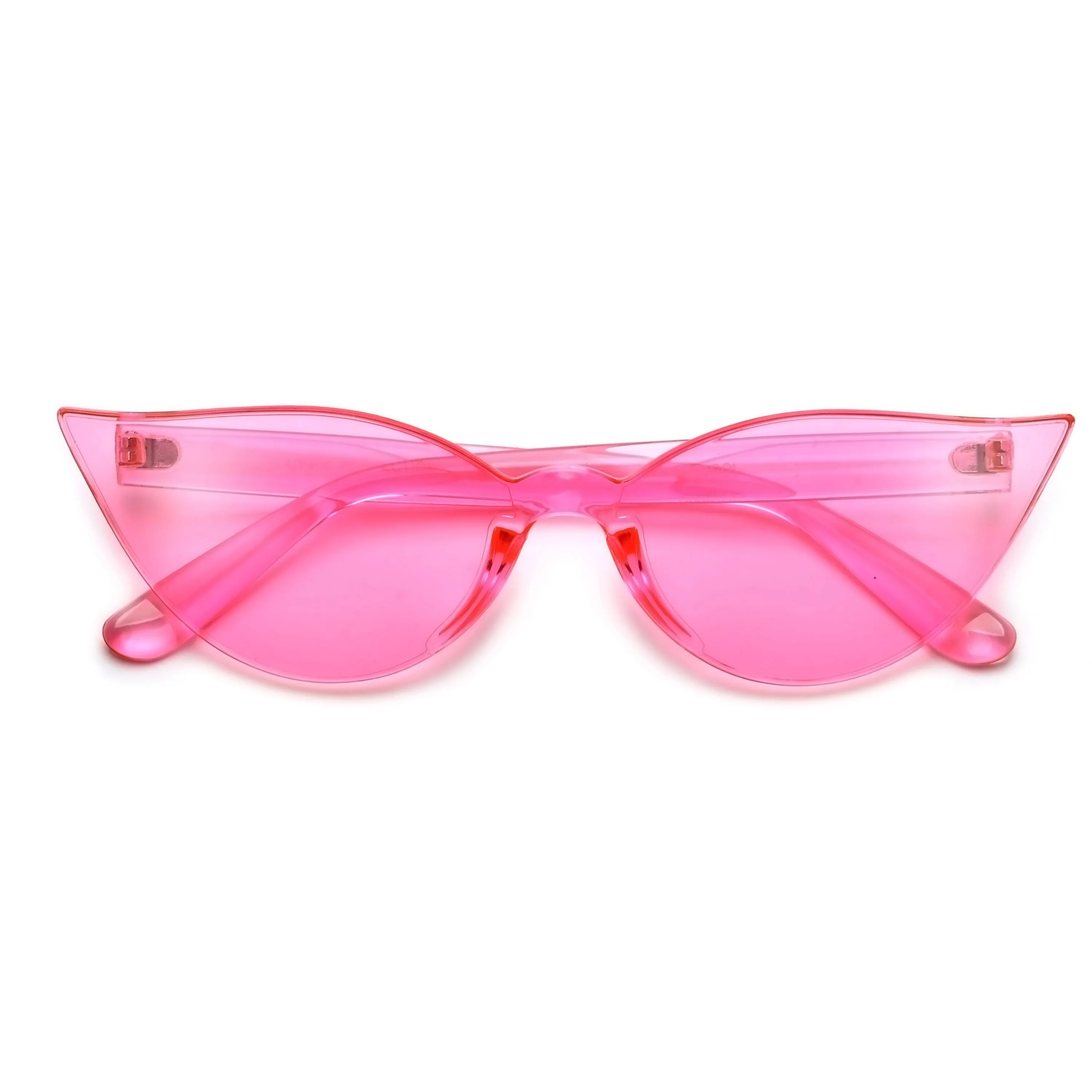 THICK BLOCKY RETRO CAT EYE SUNGLASSES