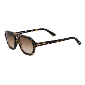 Tom Ford Rectangular Sunglasses FT0736 56F 53