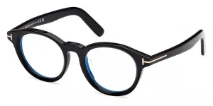 Tom Ford Unisex T-Logo 49mm Shiny Black Opticals FT5931-D-B-001-49