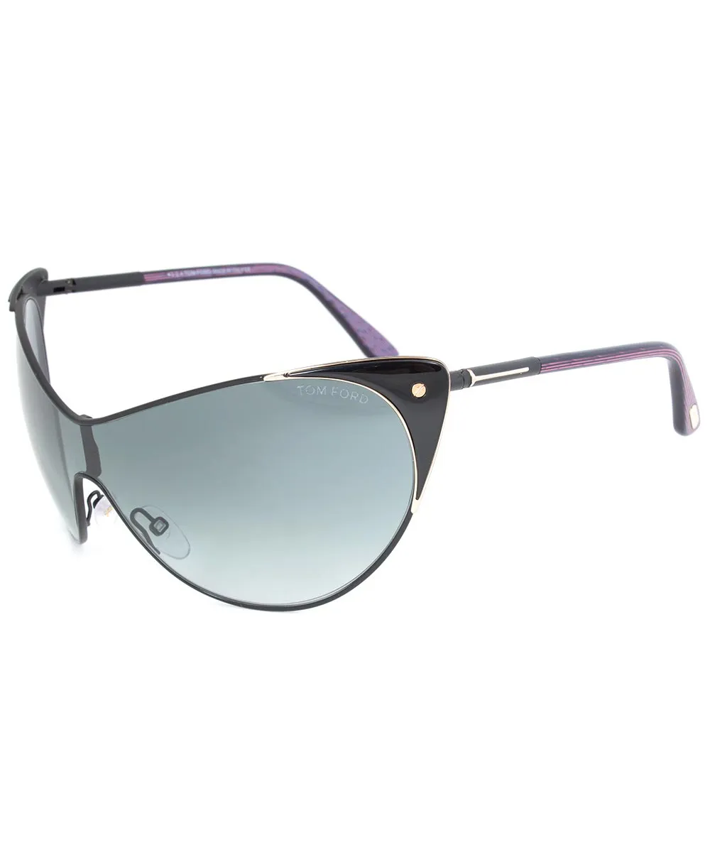 Tom Ford Vanda Sunglasses FT0364 01B | Black Frame | Grey Gradient Lens