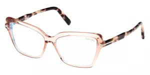 Tom Ford Women's T-Logo 55mm Shiny Pink Opticals FT5948-B-072-55