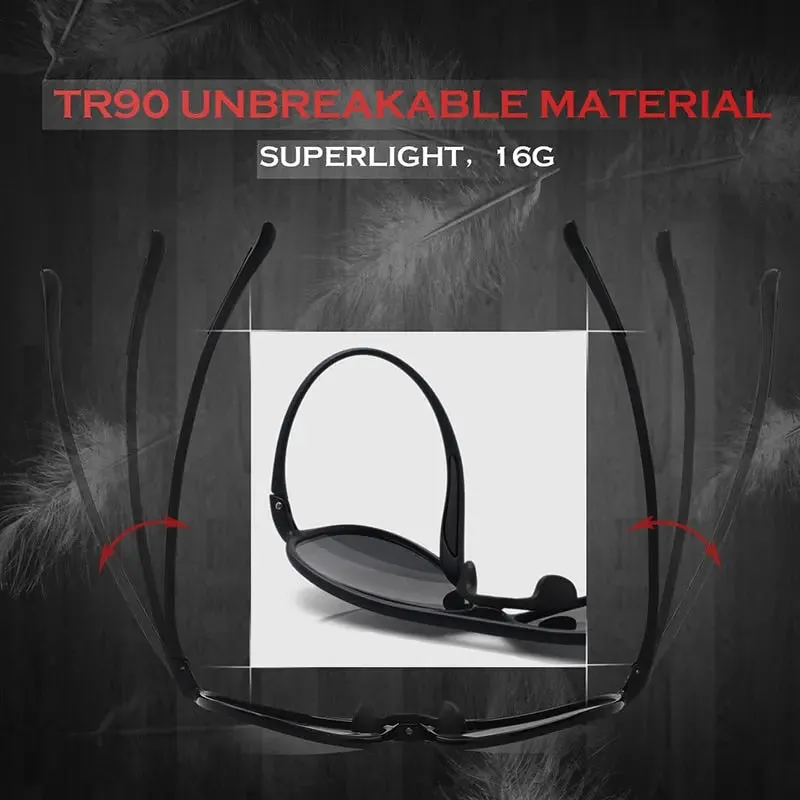 Ultralight Tr90 Pilot Polarized Sunglasses