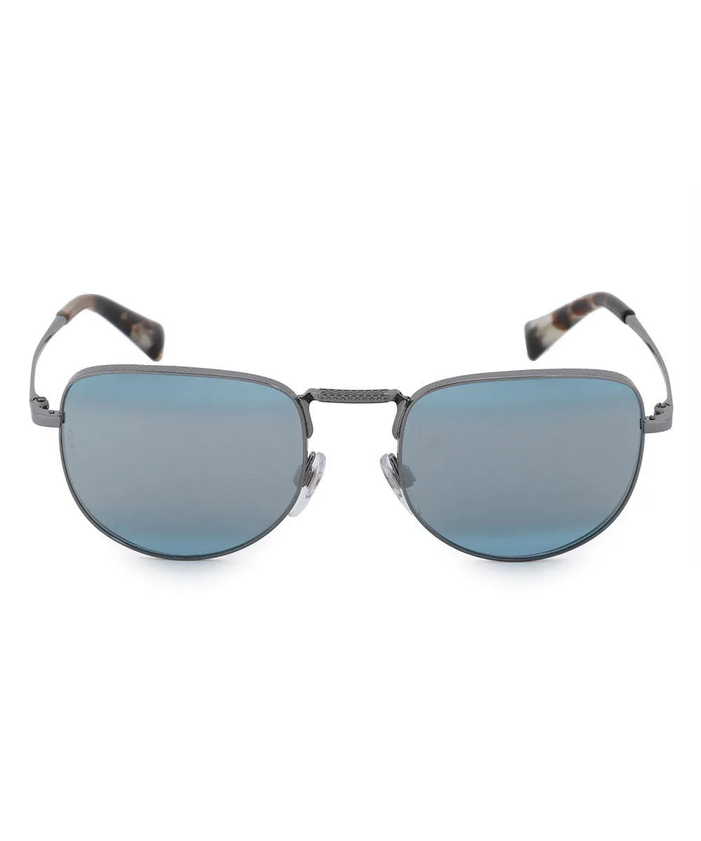 Valentino Square Sunglasses VA2012 30057C 49 Blue to Gray Gradient Lenses