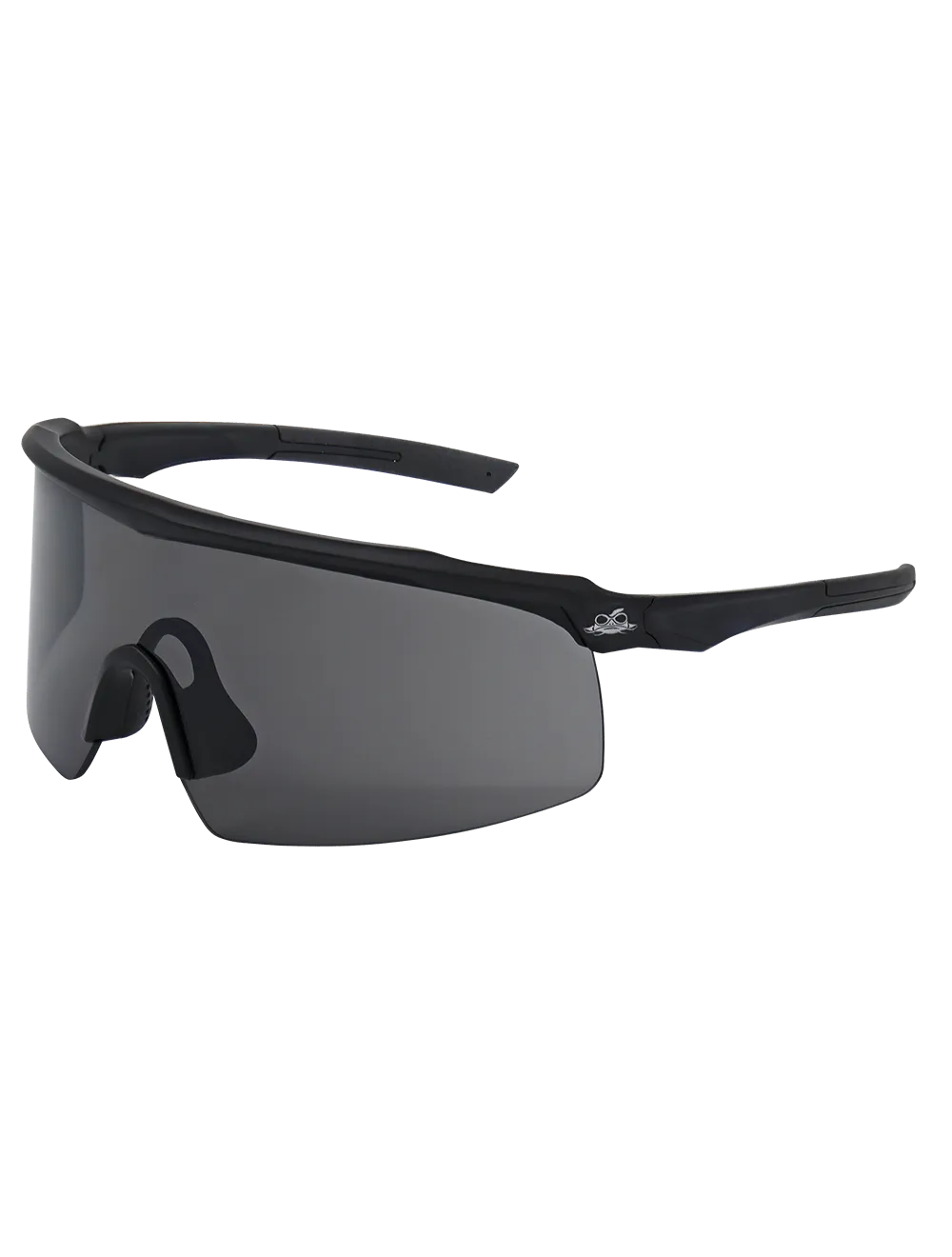 Whipray™ Smoke Anti-Fog Lens, Matte Black Frame Safety Glasses - BH3263AF