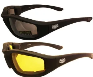 Yellow Lens Daytona EVA Foam Padded Reactalite